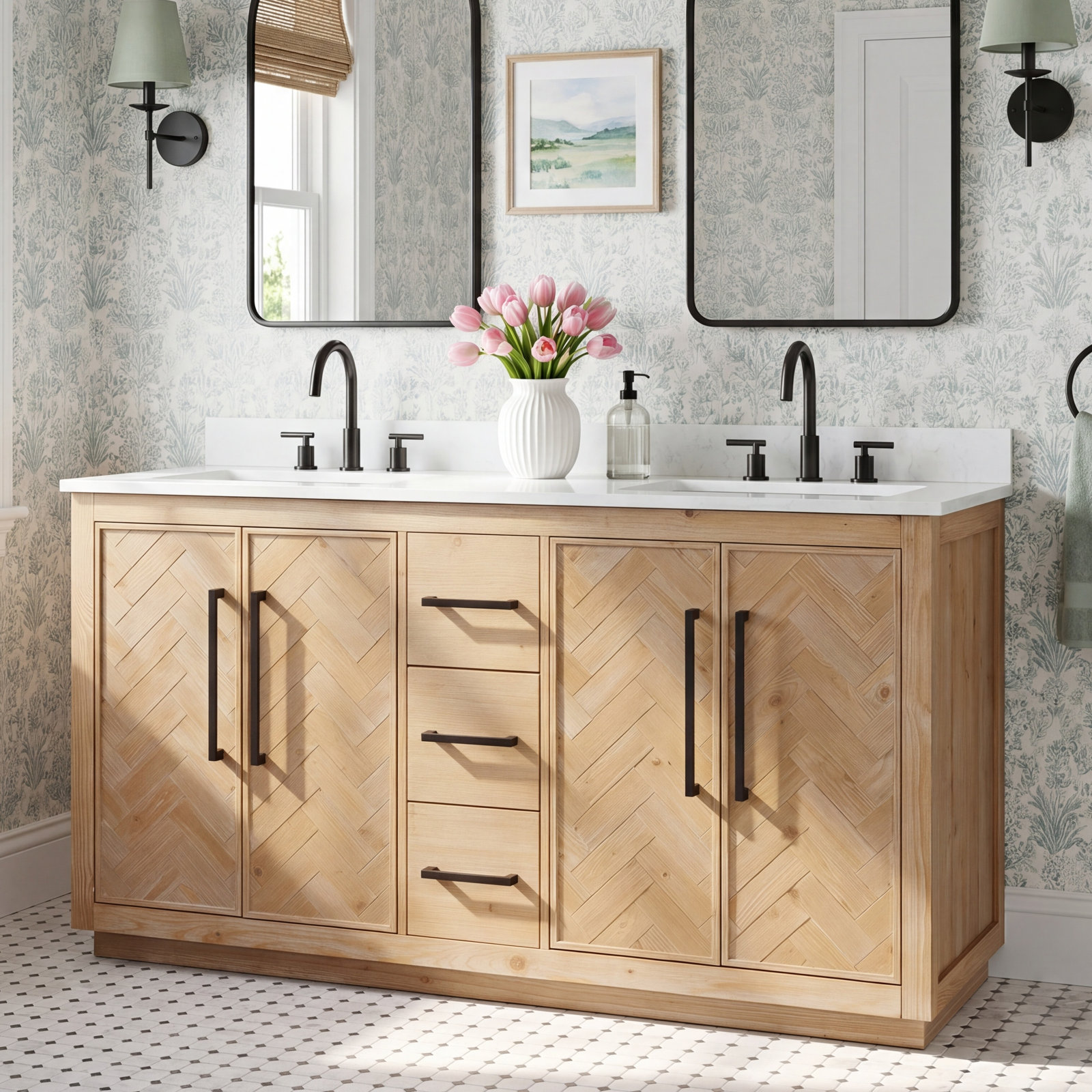 Eris 60" Double Bathroom Vanity