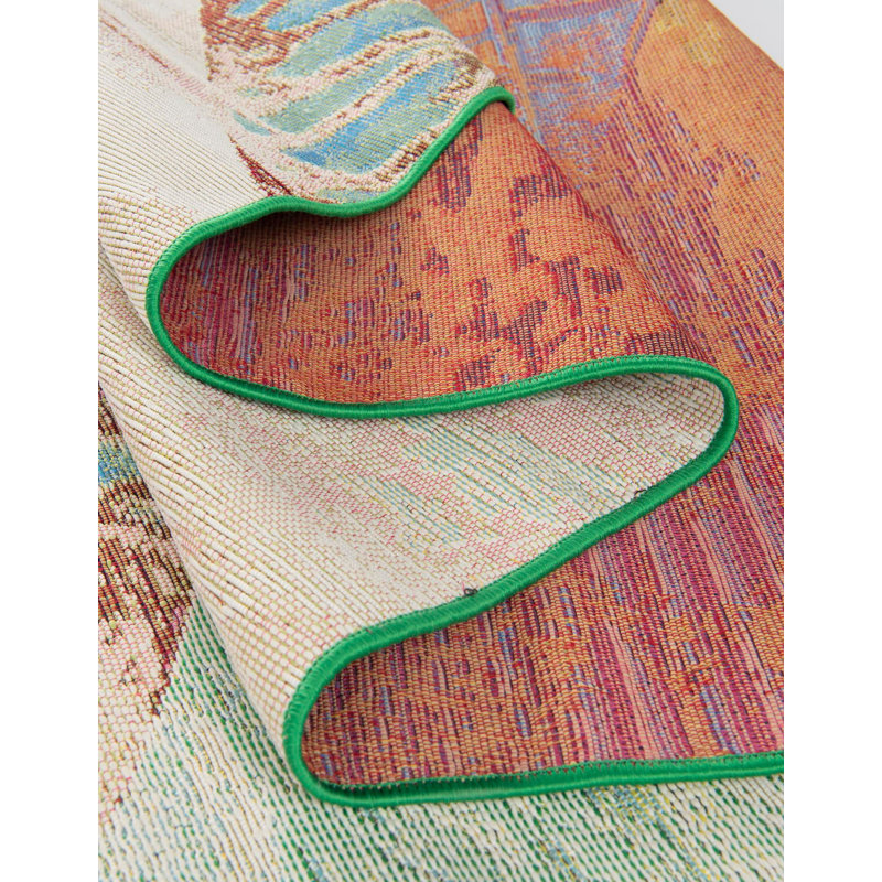 Tapis d'intérieur / extérieur tissé à la machine Firman, Tapis de couloir 2 pi x 8 pi