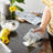 Floral Jacquard Dish Cloth Kitchen Towel