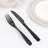 Matte Black Silverware Set