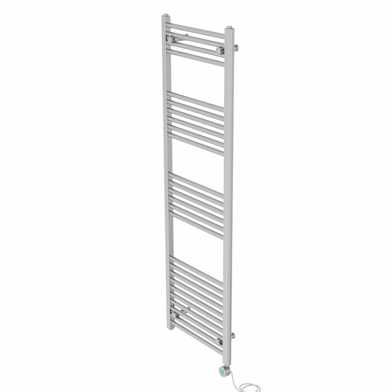 Fabiola Straight Towel Rail Heated Towel Rails, 160cm H x 30cm W x 3cm D, Anthracite