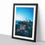 Lighthouse in Cape Elizabeth Maine in Abstract - Picture Frame Graphic Art Print-55772603-55772608
