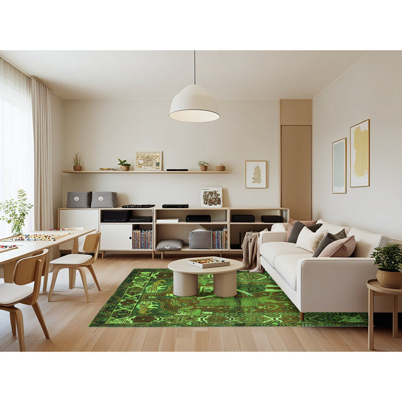 Performance Toile Indoor Rug, Rectangle 7' x 9'