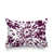 Motif floral mauve / blanc