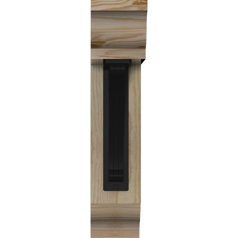 Crawley Traditional Traditional Ironcrest, H 18 po x P 15 1/2 po, Sapin Douglas (l 4 po x P 4 po)