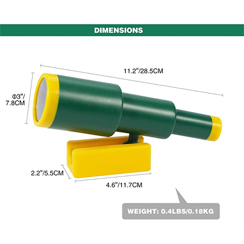 REDCAMP Plastic Swing Set Telescopes & Binoculars