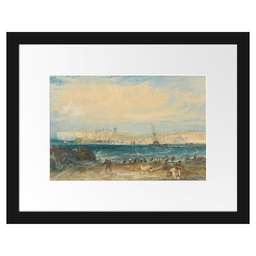 Gerahmtes Leinwandbild Margate von William Turner