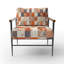 Chaise rembourrée Patchwork