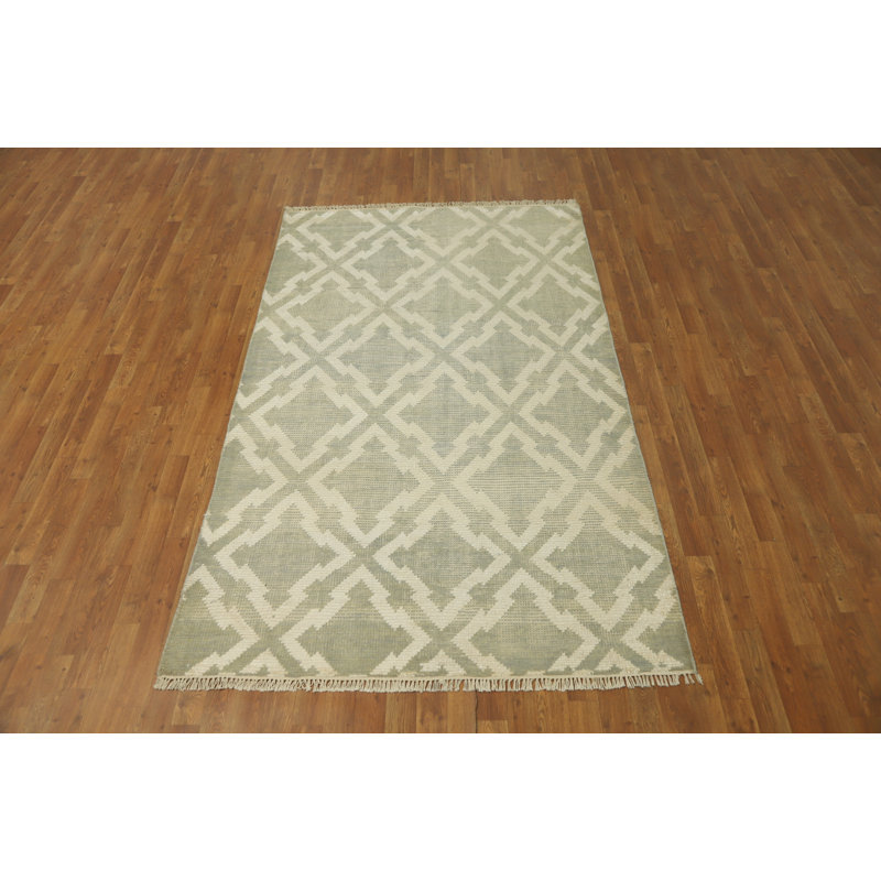 Tapis oriental en laine délavé 5 x 8 po