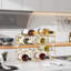 Tabletop Wine Bottle Rack Gold
