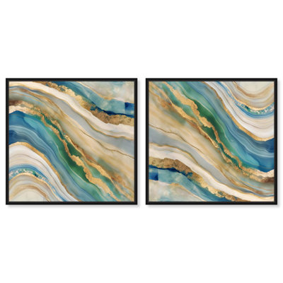 «Cedar Swell II», ensemble d'art sur toile Geode par Art Remedy