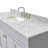 Partham 61'' Single Bathroom Vanity with Carrara Marble Top-94350847