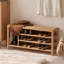 Banc en bois massif Burlywood-738342650