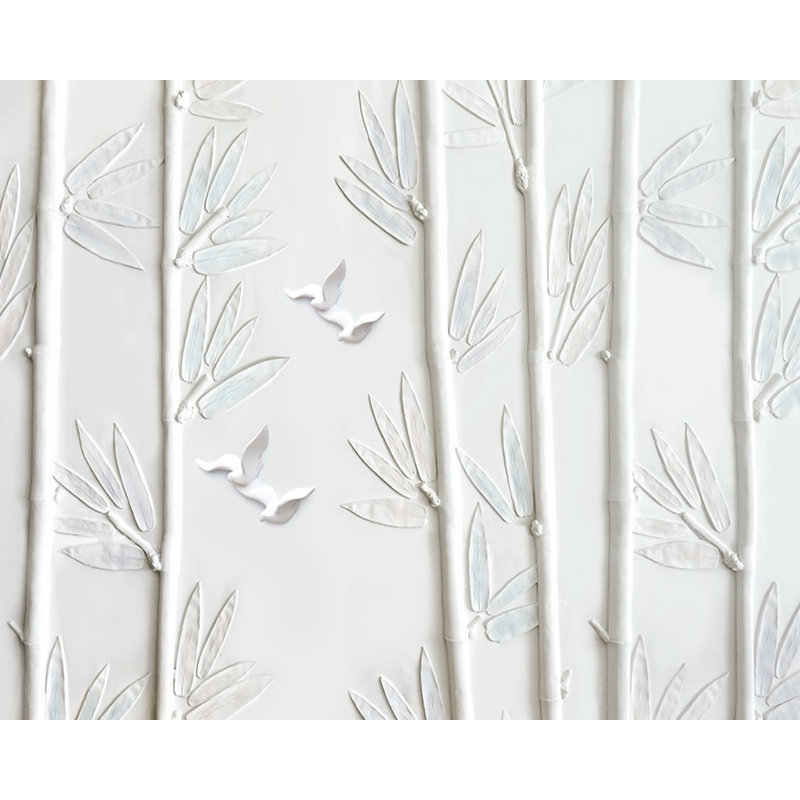 Murale arbres en bambou Max, L 35 po x l 55 po