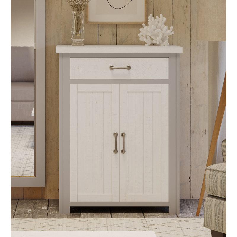12 Pair Shoe Storage Cabinet, Grey