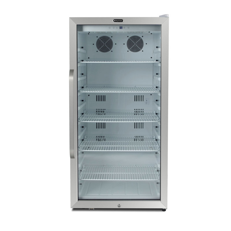 Whynter 8.1 cu.ft. Stainless Steel Beverage Refrigerator with LED Lighting