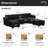 Vashudev Velvet Modular Sectional-166778076