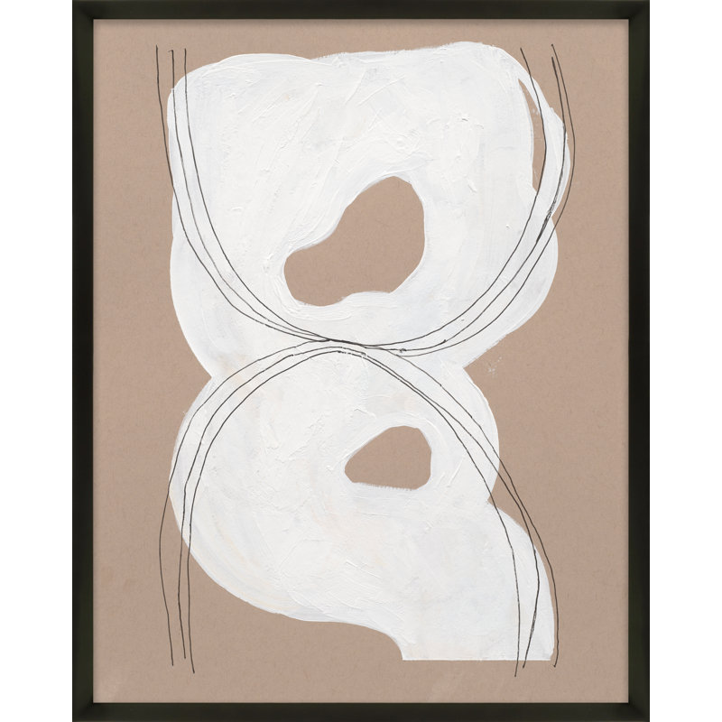 Free Form 1 Painting by Andrea Stokes, Black, 20" H x 16" W x 1.25" D