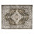 Floral Border Foldable Washable Area Rug –Light Green-1340066605