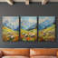 Lanscape Study Series LX III - Ensemble de toiles tendues avec châssis Premium - Prêt à être accroché-2077228336
