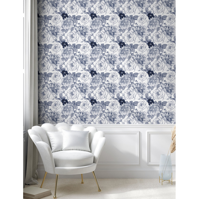 Rouleau de papier peint Jacueline, L 13 po x L 72 po