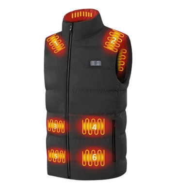 waistcoat waistcoat Heated Waistcoat For Men Women, Unisex Winter Hooded Heated Outerwear For Men Women, USB Heated Clothing Waistcoat With 3 Heating