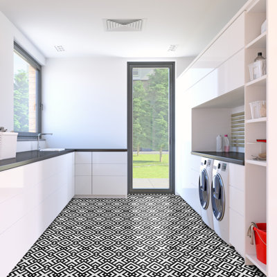 Kate Aurora Kate 1.5 mm Thick 1 " W x 1 " L Vinyl tile