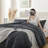 Fluffy Comforter Set 3 Pieces- All Seasons Heavy Faux Fur Comforter With Two Pillowcases-116802365-116802369