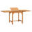Partida 4 - Person Teak Wood Patio Dining Set with Extendable Rectangular Table