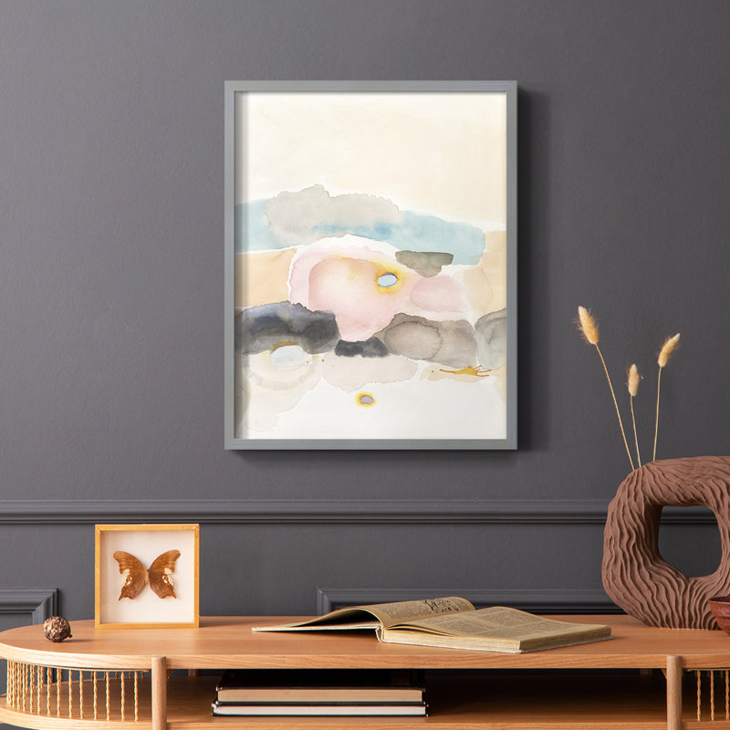 Desert Canyon I, reproduction encadrée - bois massif, Gris, H 10 po x l 8 po