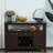 Brycin Modern Wine Buffet Sideboard Storage Natural Wood Top with Drawer,Buffet cabinet-316465330