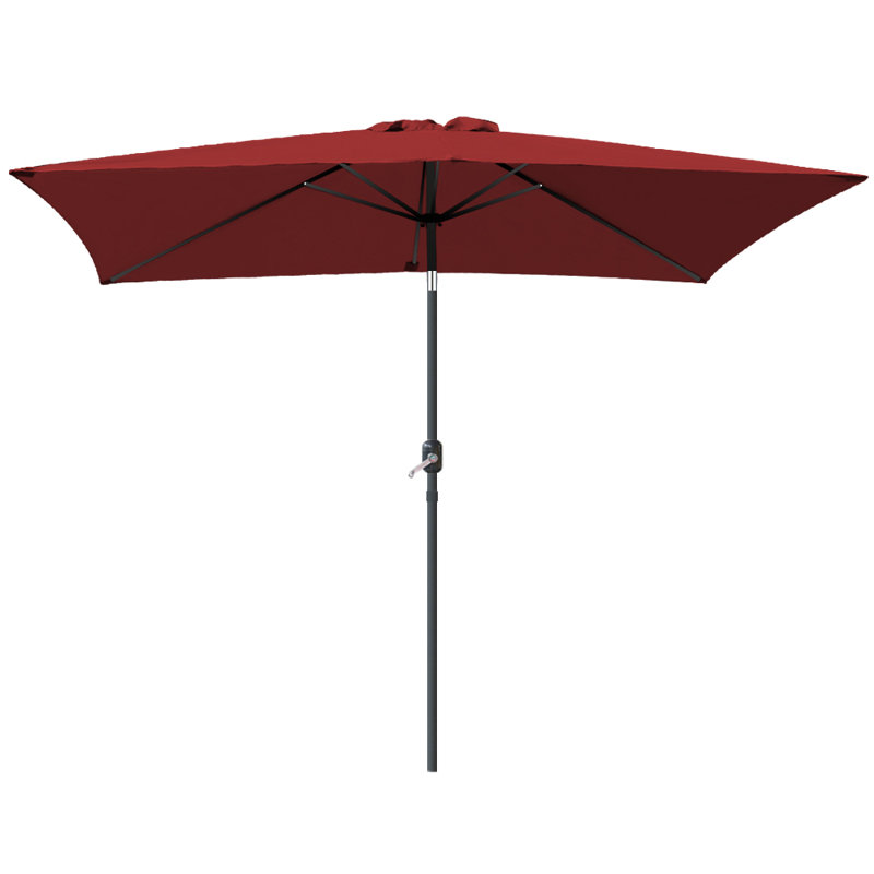 300cm Market Parasol, Wine Red