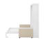 Grand lit escamotable avec coussin-2045932398