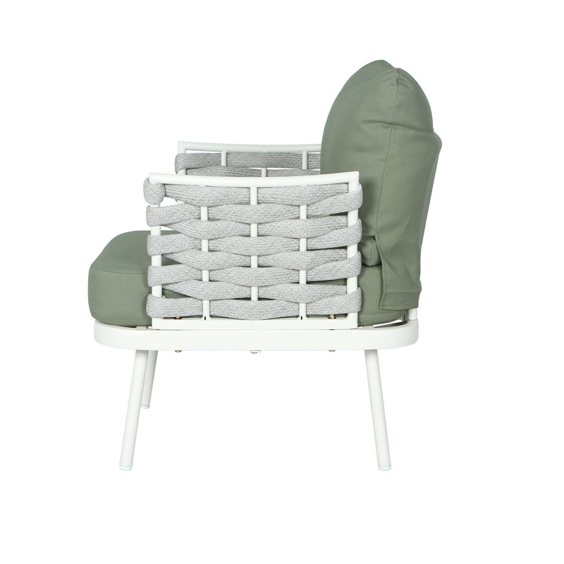 Mariano Steel 4-Pieces Coversation Set