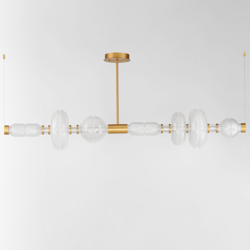 Gusto 1 - Light LED Pendant, Gold, Cloud White/Fog