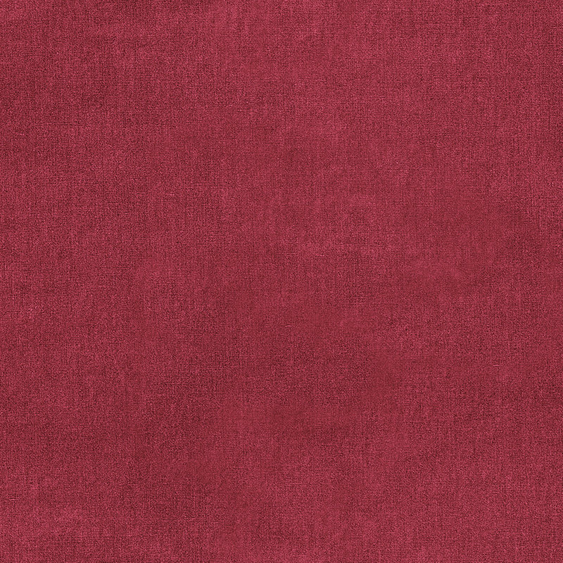 Upholstered Armchair and Ottoman Set, Red Linen