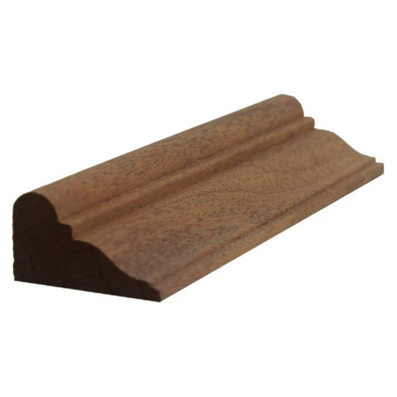 Moulure à panneau colonial EWPM14 de l 3/8 po x 3/4 po. Sans finition, L 1,375 po x H 0,75 po x P 42 po, Acajou Sapele