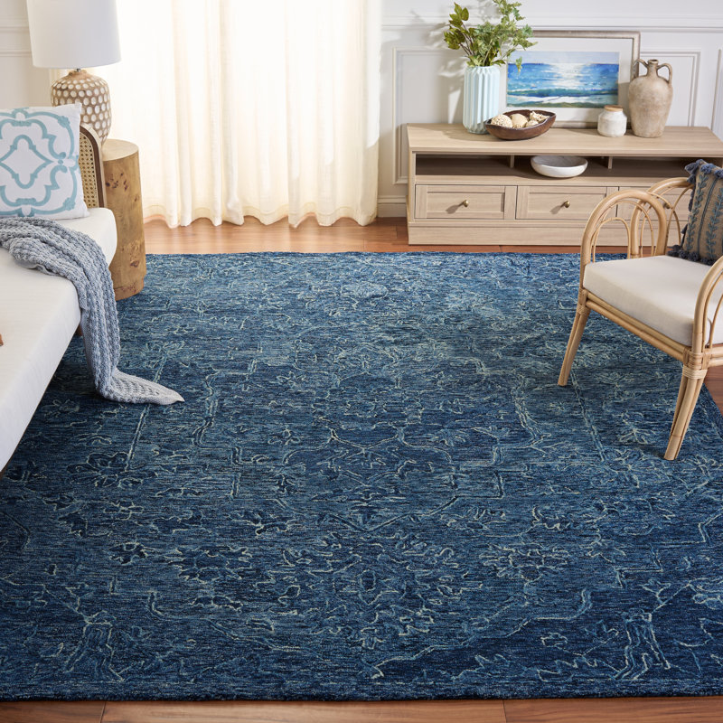 Judston Hand Tufted Wool And Cotton With Latex Oriental Rug, Rectangle 8' x 10'
