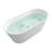 67" Premium Solid Surface Deep Soaking Bathtub