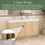 Ensemble de meuble-lavabo autoportant 59,1 po avec plateau en résine 59,1 po-1310992196