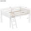 Lit mezzanine bas en bois avec rangement polyvalent pour chambre à coucher-1942897042