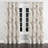 Modern Room Darkening Curtains - Pink Washed Geometry Grommet Curtain - 1 Panel-40089451-40089455