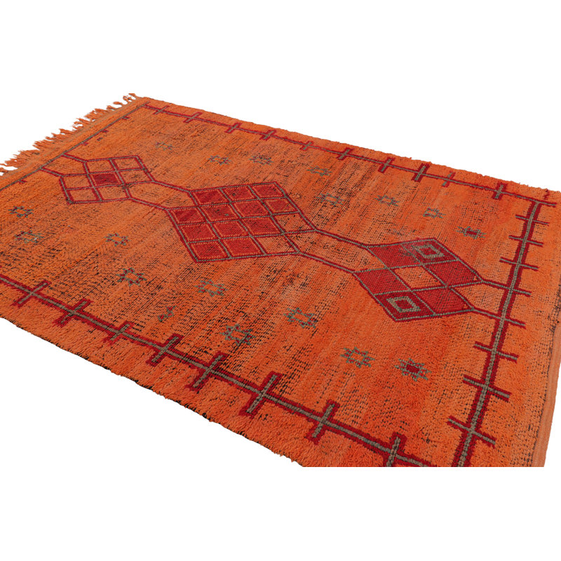 One-of-a-Kind 6'2”x8'11” Hand Knotted Area Rug