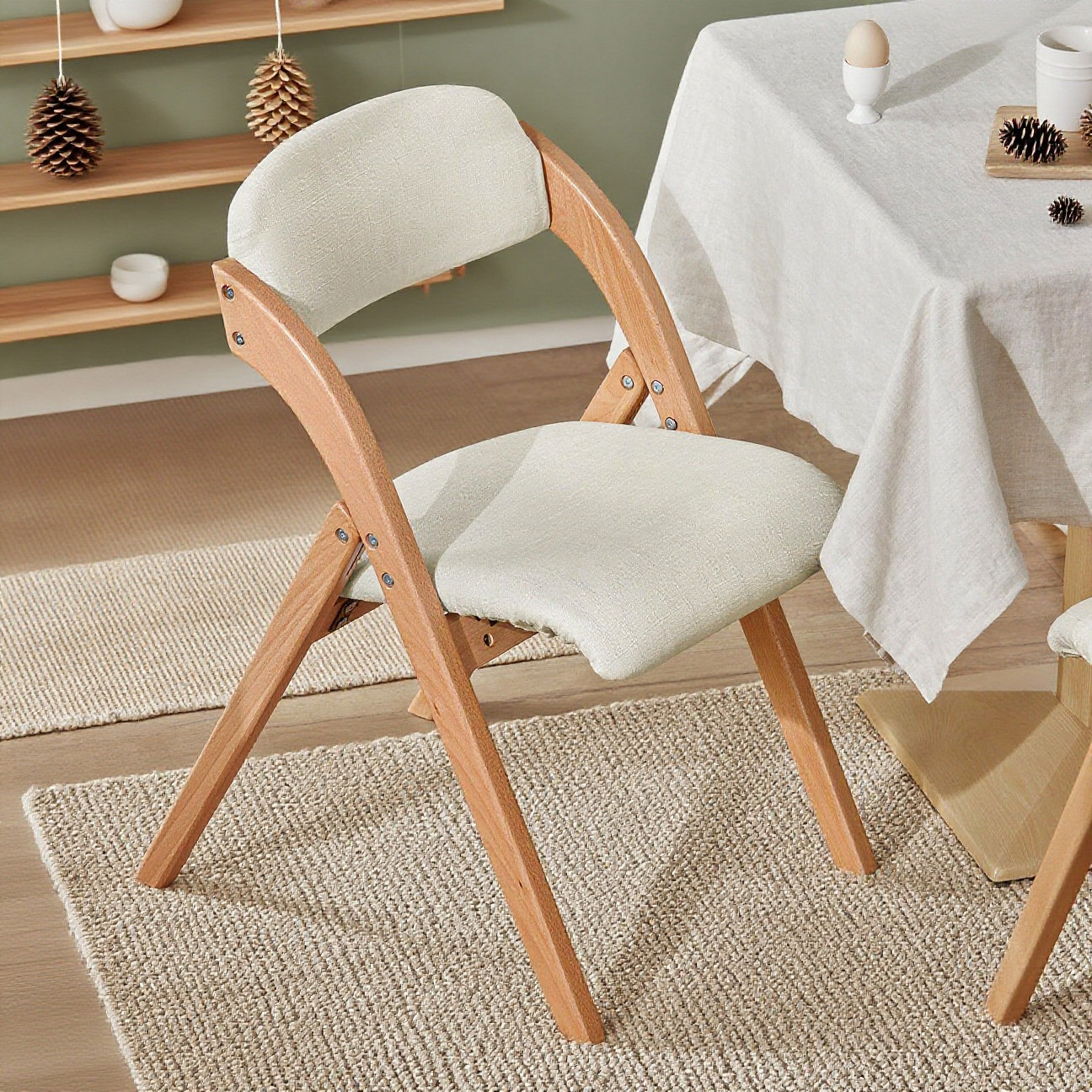 Maja Iron Padded Stackable Folding Chair Folding Chair