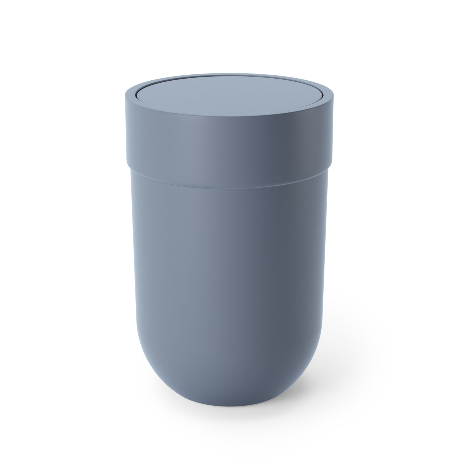 Touch 2 Gallons Waste Bin, Slate Blue