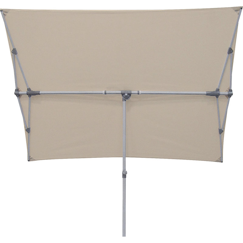 5' x 7' Rectangular Market Umbrella, Antique Beige