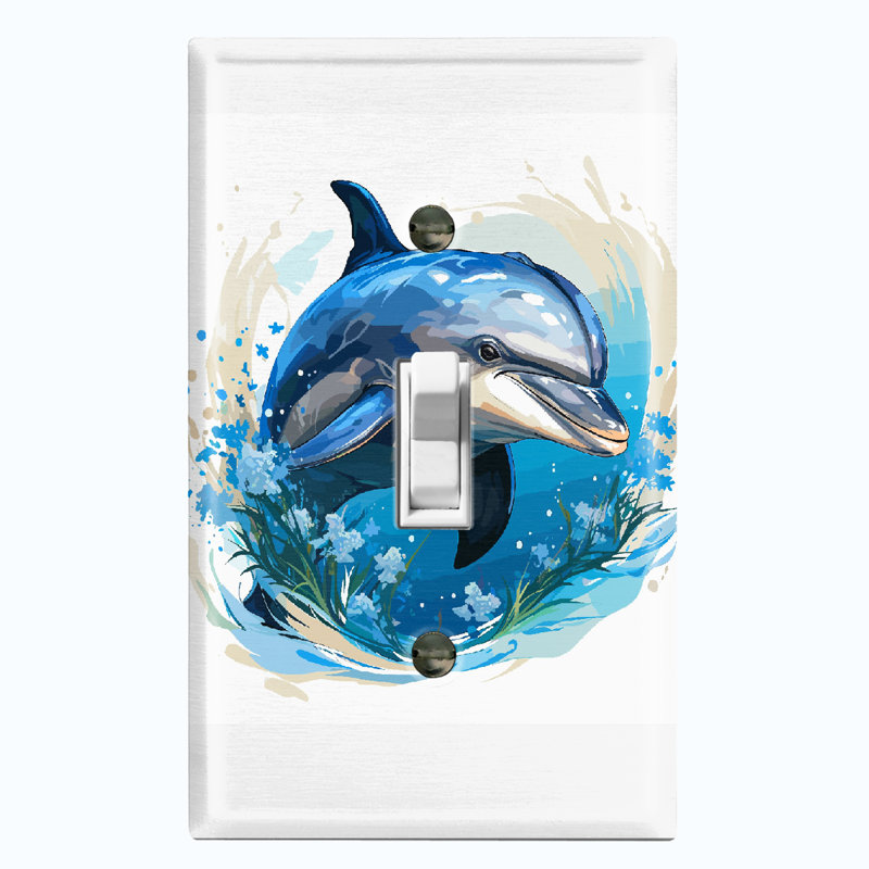 Nature Themed 1 - Gang Toggle Light Switch Standard Wall Plate