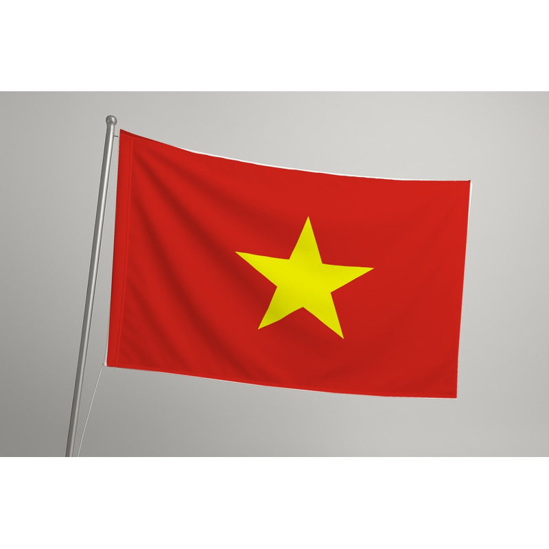 Drapeau du Vietnam - Drapeau extérieur, 36" H x 60" W