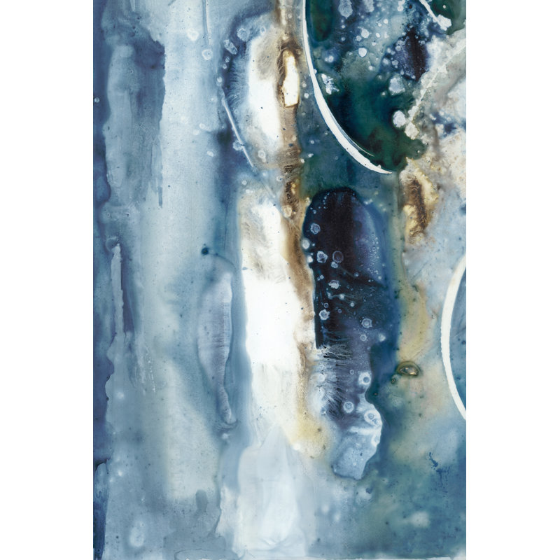 Peaceful Calm I by Joyce Combs - Painting on Canvas, 122 cm H x 81 cm W, Black Floater Framed