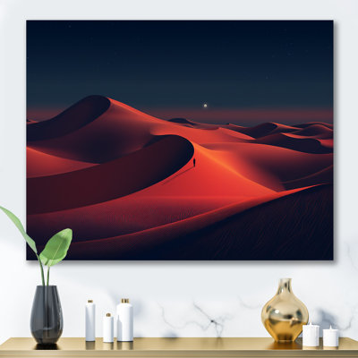 Red Desert Twilight Photo III - Art mural désert